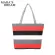 Mara's Dr Canvas Oer Bag Striped Rainbow Beach Bags Tote Women Ladies Girls Oulder Bag Ca Ng Handbag Bolsa