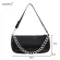 Pu Leather Chain Oulder Mesger Oulder Clutch Pu Leather Fe Oulder Crossbody Bags Solid Tor Underarm