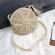 Vintage Handmade Crossbody Bag Mmer Round Beach Bag Girls Circle Rattan Bag Sml Bohian Oulder Bags For Women
