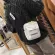 Women Canvas Oulder Bag Earphone Single Oulder Mesger Bag Square Princed Letters Bags Fe Phone Money Bags