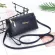 Pu Leather Women Mesger Bag Lychee Pattern Double Zier Oulder Bag Fe Clutch Ladies Crossbody Bag