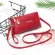 Pu Leather Women Mesger Bag Lychee Pattern Double Zier Oulder Bag Fe Clutch Ladies Crossbody Bag