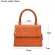 Ladies Mini Crossbody Bag Vintage Fe Crocodile Pattern Clutch Se Hi Quity Leather SML Square Oulder Bags