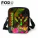 Forudesigns Osrae Polynesian Hibiscus Leaf Print Luxury Brand Designer Mesger Bags For Women Girls Oulder Bags