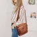 Women Bucet Bags Solid Cr Retro Wed Pu Leather Crossbody Fe Multi-Pocet Large Capacity Tote Bolsa Fina