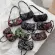 Elnt Canvas Oulder SE FE FE FOER PINT CHAINT CHAIN ​​ARARM BAG CA SML -Handle Bag Math Clutch New