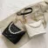 Youth Ladies Versa Bag Ca Women Handbags Lady Lattice Pattern Oulder Tote Pu Pearl Mesger Bags
