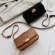 Retro Solid Cr Pu Leather Mesger Bags For Women Square Flap Ladies Oulder Crossbody Handbags