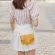Tor Pattern Women Pu Leather Handbag Oulder Mesger Bag Ladies Mini Square Bag Broadband Solid Bucet Bag