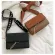 Women's New Texture Oulder Bag CA SML Square Bag Wild Crossbody Mesger Handbags Solid Cr Tote with Wide Strap