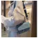 Women's New Texture Oulder Bag CA SML Square Bag Wild Crossbody Mesger Handbags Solid Cr Tote with Wide Strap