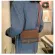 Women's New Texture Oulder Bag CA SML Square Bag Wild Crossbody Mesger Handbags Solid Cr Tote with Wide Strap