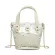 MMER DY 2/SETS Transparent Jelly Oulder Bag Women Chain Chain Chain BuCet Beach Handbag Clutch Retro Tote Bag
