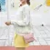 New And Sweet Women's Oulder Bag Pu Mesger Bag Chain Bag Cross Bag Cer Solid Cr Sml Square Bag