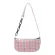 Women Plaid Print Handbag Oulder Totes Ladies Underarm Handle Bag Fe Se Thic Chain SML Clutch