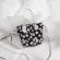 Bags for Women Mer New Ladies Bag Pu Leather SML Dy Printing BuCet Oulder Bag Crossbody Handbag