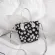 Bags for Women Mer New Ladies Bag Pu Leather SML Dy Printing BuCet Oulder Bag Crossbody Handbag