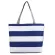 Women's Striped Canvas Handbag Fe Ca Tote Ladies Large Capacity Ng Bag Reusable Folding Oulder Handbags