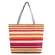 Women's Striped Canvas Handbag Fe Ca Tote Ladies Large Capacity NG Bag Reusable Folding Oulder Handbags