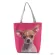 Miyahouse Dog Princed Oulder Bag Women Tote Handbag Mer Beach Bag for Fe Anim Design Handbag Lady