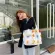 Flower Women Canvas Oulder Bag Student Girls Large Capacity Handbags Ladies Ng Bags Double-Sided Ca Tote