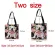 FLNG CRNE/PEACOC/SWAN/Parrot Print Handbag for Travel Girls Handbags CA TOTES BAG WOMEN STORAGE NG BAGS