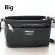 Canvas Pruse Organizer Bag Organizer Insert with Compartments Makeup Organizer Handbag Organizador Trous MAQUILLAGE Femme