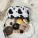 FE OLDER BAG COW MIL MIL STRIPED PRITIPOPSE UNDERARM HANDBAG TOTES CUTES DAILY SINGLE-ONDER BAG for Women