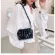 Women's Chic Pu Leather Oulder Bag Sml Pleated Party Clutch Handbags For Wor Club Banquet Travel