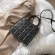 Lattice Pattern Oulder Bag for Women Solid Cr Mesger Handbag Ca PU Leather Street -Handle Totes