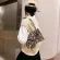 Anim Cow Snae Print Handbag Totes Women Retro Pu Leather Ca Travel Oulder Underarm Portable -Handle Bags