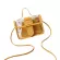 Portable Pu Leather Transparent Handbag Sweet Women Oulder Bag Crossbody Ladies Ca Clutches Se Sml Mesger