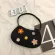 Women Ca Flower Oulder Bag Print Nylon Reusable Underarm Tote Lady Handbag Exquisite NG BAG