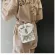 Creative Ladies Dot Pattern Bucet Bag Oulder Bag Girls Chain Oulder Strap Transparent Crossbody Bag Ca Mesger Bag