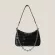 Solid Cr Oulder Underarm Bags For Women Pleated Pu Leather Se Vintage Street Travel Chain Money Se