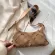 Canvas Oulder Underarm Tassel Bag Women Street Travel -Handle Clutches Daily Portable Canvas Solid Satchel