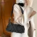 Canvas Oulder Underarm Tassel Bag Women Street Travel -Handle Clutches Daily Portable Canvas Solid SATCHEL