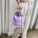 Solid Cr Pu Leather Women Oulder Bags Mmer Bucet Tote Handbags Popular Fe Daily Bag