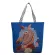 Women's National Cartoon Brdery Canvas Handbag Fe Ca Tote Large Capacity NG Bag Reusable Oulder Bags