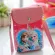 Cartoon Princess Mesger Bag Pu Leather Cute Girl Snac Bag Ladies Convenient Mesger Mobile Phone Bag Frozen Elsa An