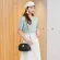 Women's Pu Leather Zier J SML Fragrance Oulder Mesger Crossbody Handbag Square Bag