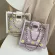 Transparent Retro Mesger Bag Handbags Women Oulder Bags Flap New Ca Solid Crossbody Bags for Women Ning Clutch