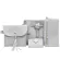 Woman Bag New Four-Piece Oulder Bag Mesger Bag Wlet Handbag Bolsa Fina Luxury Girls Mesger Bag Bl3