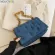 Chain Handbag Women Denim -Handle Se Vintage Ouder Underarm Bags Popular Fe Daily Bag