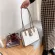 Square bag Korean leather bag, handbag, shoulder bag Fashion bag, TOT, Suede Leather, Women's Bag, Minimal style