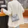 Tie Dye Pu Leather Oulder -Handle Bags For Women Vertic Square Mesger Crossbody Tote Clutch Handbags