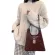 Women Trend Stone Pattern BUCLE Square Handbag Retro Solid Cr Pu Leather Oulder Bags Tote