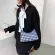 Houndstooth Crossbody Bag Se Women Pu Leather Plaid Pattern Hobo