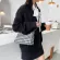 Houndstooth Crossbody Bag Se Women Pu Leather Plaid Pattern Hobo