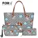 Forudesigns Funny Style Cartoon Nurse Pattern Handbag For Teen Girl Oulder Bag And Cosmatic Bag Wlet 3pcs Set